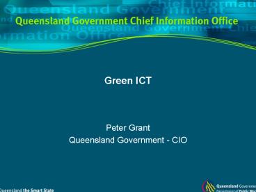 Green ICT