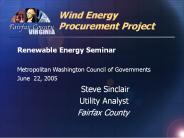 Wind Energy Procurement Project
