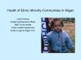Health of Ethnic Minority Communities in Wigan PowerPoint PPT Presentation