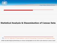 Statistical Analysis