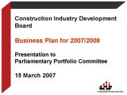 Construction Industry Development Board