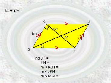 Proving Quadrilaterals are Parallelograms