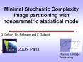 Minimal Stochastic Complexity Image partitioning with nonparametric statistical model PowerPoint PPT Presentation