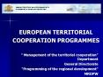 EUROPEAN TERRITORIAL PowerPoint PPT Presentation
