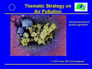 Thematic Strategy on Air Pollution
