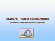 Chapter 6: Process Synchronization