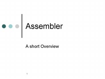 Assembler