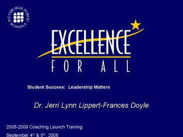 Dr' Jerri Lynn LippertFrances Doyle