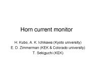 Horn current monitor