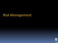 Risk Management PowerPoint PPT Presentation