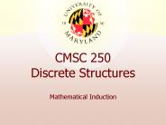 CMSC 250 Discrete Structures