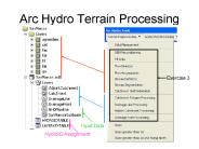 Arc Hydro Terrain Processing
