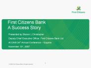 First Citizens Bank