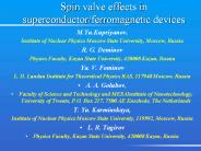 Spin valve effects in superconductor/ferromagnetic devices