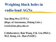 Weighing black holes in radioloud AGNs