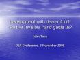 Development with dearer food: can the Invisible Hand guide us PowerPoint PPT Presentation