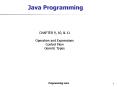 Java Programming PowerPoint PPT Presentation