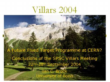 Villars 2004