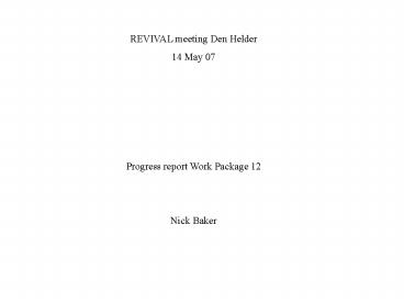 REVIVAL meeting Den Helder