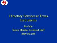 Directory%20Services%20at%20Texas%20Instruments