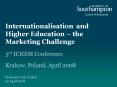 Internationalisation and Higher Education the Marketing Challenge PowerPoint PPT Presentation