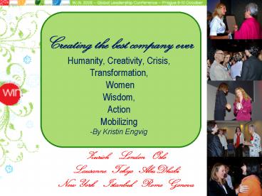 Creating the best company ever