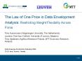 The Law of One Price in Data Envelopment Analysis: Restricting Weight Flexibility Across Firms PowerPoint PPT Presentation