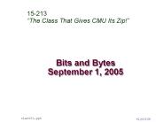 Bits and Bytes September 1, 2005