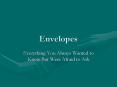 Envelopes PowerPoint PPT Presentation