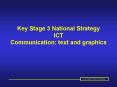 Key Stage 3 National Strategy ICT Communication: text and graphics PowerPoint PPT Presentation