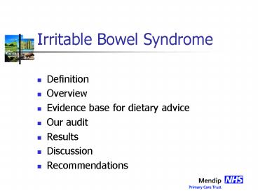Irritable Bowel Syndrome