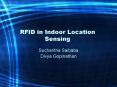 RFID in Indoor Location Sensing PowerPoint PPT Presentation