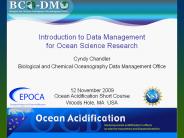 Introduction to Data Management for Ocean Science Research