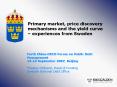 Primary market, price discovery mechanisms and the yield curve experiences from Sweden PowerPoint PPT Presentation