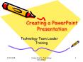 Creating a PowerPoint Presentation PowerPoint PPT Presentation