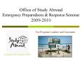 Office of Study Abroad PowerPoint PPT Presentation