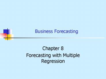 Business Forecasting
