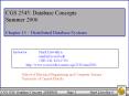 CGS 2545: Database Concepts PowerPoint PPT Presentation
