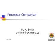 Processor Comparison