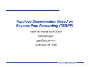 Topology Dissemination Based on Reverse-Path Forwarding (TBRPF)