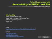 Yahoo!%20Experiences%20with%20Accessibility%20in%20DHTML%20and%20RIA