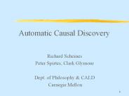 Recent Advanced in Causal Modelling Using Directed Graphs