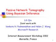 Passive Network Tomography Using Bayesian Inference