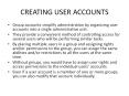 CREATING%20USER%20ACCOUNTS PowerPoint PPT Presentation