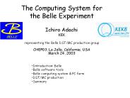 The Computing System for the Belle Experiment