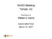 NANO Meeting