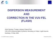 DISPERSION MEASUREMENT