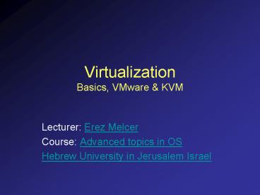 presentation player overlay