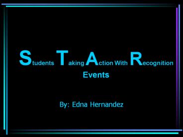 Students Taking Action With Recognition Events