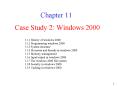 Case Study 2: Windows 2000 PowerPoint PPT Presentation